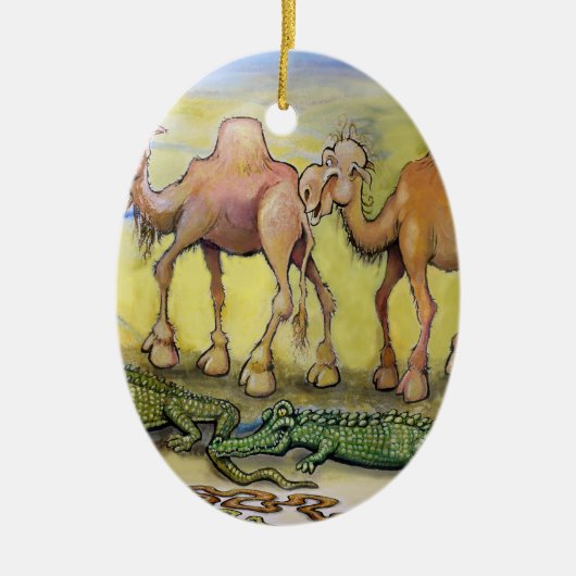 Dessert Beasts Keramisch Ornament (Voorkant)