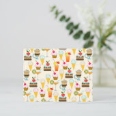 dessert briefkaart (Staand voorkant)