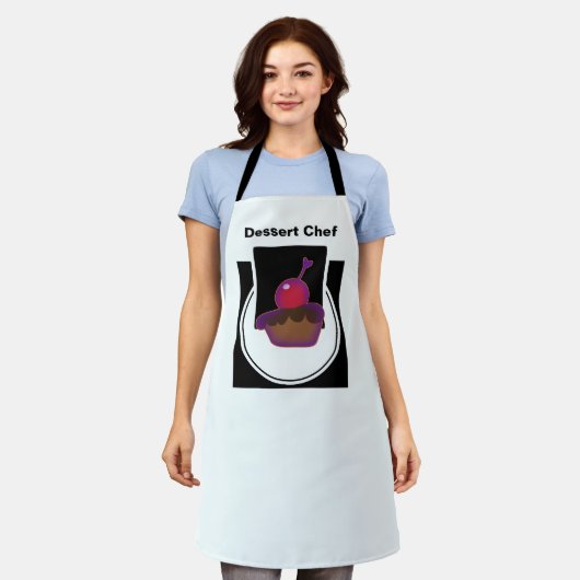 Dessert Chef Wit Schort (Gedragen)