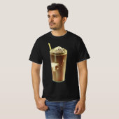  dessert, chocolade schudden en schuim t-shirt (Voorkant volledig)