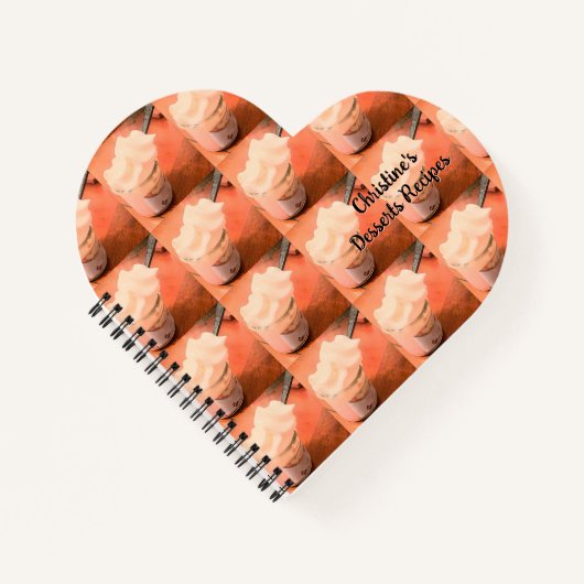 Dessert crémeux Carnet personnalisable (Devant)