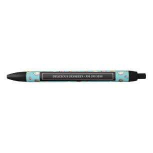 Dessert Doodles Pattern Zwarte Inkt Pen