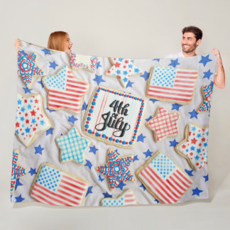 Dessert fleece deken