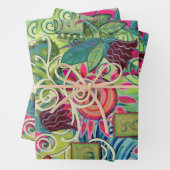 Dessert Flowers Inpakpapier Vel (In situ)