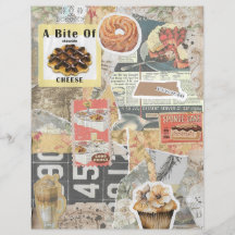 Dessert & Koffie Ephemera Decoupage