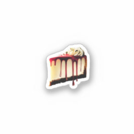 dessert met kaas sticker