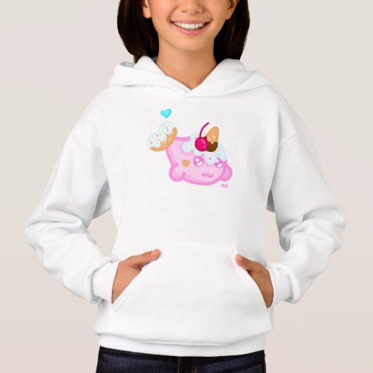 Dessert Narwhal Hoodie (Voorkant)