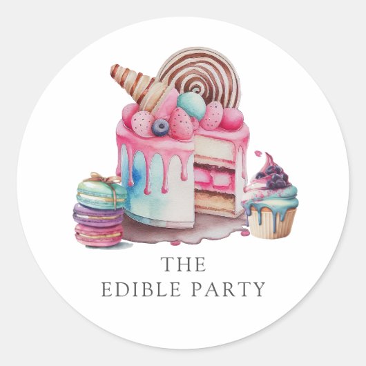 Dessert Pâtisserie Chef boulanger Étiquettes de pr (Devant)