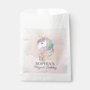 dessert van het unicorn - verjaardagsfeest bedankzakje