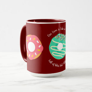 Dessert, Zoete Donuts, Doughnuts,Schattig,modern Mok