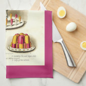 dessertaart en taart theedoek (Quarter Fold)