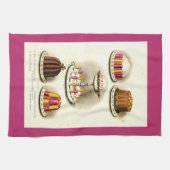 dessertaart en taart theedoek (Horizontaal)