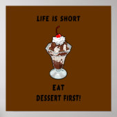 Dessertleven Poster (Voorkant)