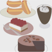 Desserts 01 sticker (Voorkant)