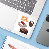 Desserts 01 sticker (Laptop met iPhone)