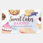 Desserts Bakery Sticker Label (Voorkant)