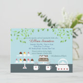 Desserts Divins Invitation À Thème De Printemps (Debout devant)