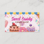 Desserts et Carte de visite de bonbons | Magasin d (Devant)