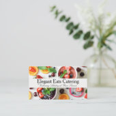 Desserts hele vruchten | catering visitekaartje (Staand voorkant)
