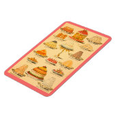  desserts koekjesretro-voeding magneet (Linkerzijde)
