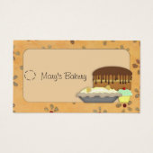 Desserts Label ophangen Visitekaartjes (Voorkant)