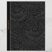 Desserts | Ontvanger divider | zwarte Floral (Achterkant)