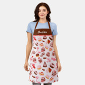 Desserts Sucreries Tablier Rose (Porté)