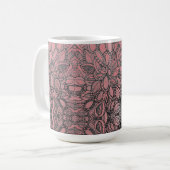 Dessin à la main Conception personnalisée Café Mug (Devant gauche)