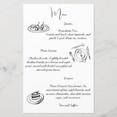 Dessin à la main - menu chronologie de la douche d (Dos)