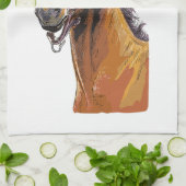 Dessin à la main petite mignonne serviette de main (Plié)