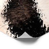 dessin à main sans couture zèbre texture, poster d (Coin)