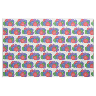 Dessin Abstrait Couleur Balls de Noël tissu