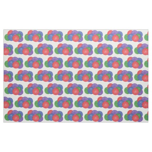 Dessin Abstrait Couleur Balls de Noël tissu (Fat Quarter)