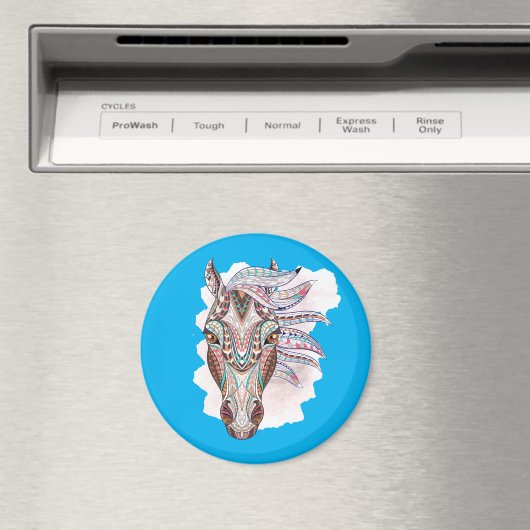 Dessin Abstrait d'un aimant à cheval (In Situ (Lave-vaisselle))