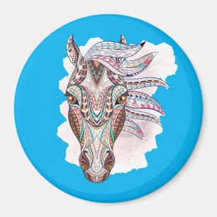 Dessin Abstrait d'un aimant à cheval