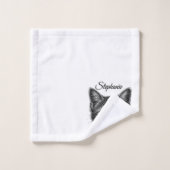 Dessin adorable de Jeune Chat Personnel (Gant de toilette)