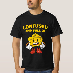 Dessin animé amusant verward en vol kaas t-shirt