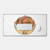 dessin animé de bagel saumon (Clavier et souris)