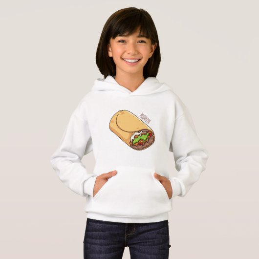 dessin animé de Burrito (Devant entier)