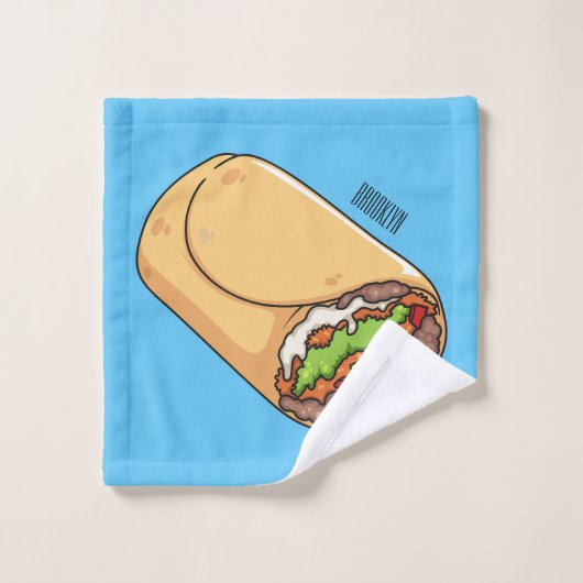 dessin animé de Burrito (Gant de toilette)