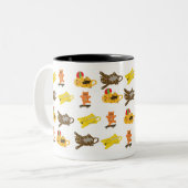 dessin animé de chats mug (Devant gauche)