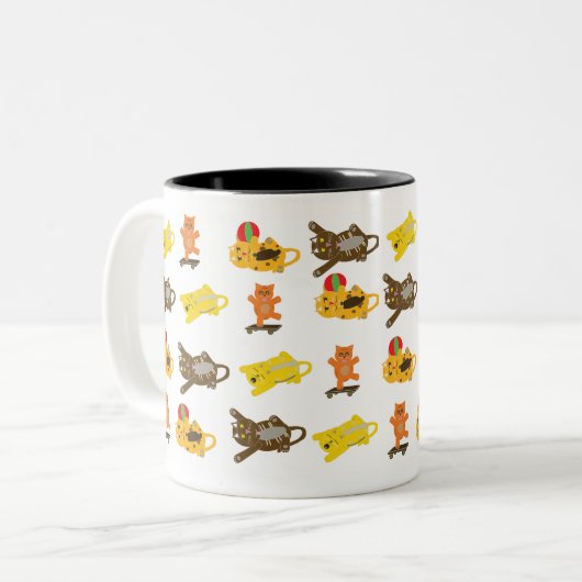 dessin animé de chats mug (Devant gauche)