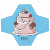 dessin animé de gâteau mariage (Plat)