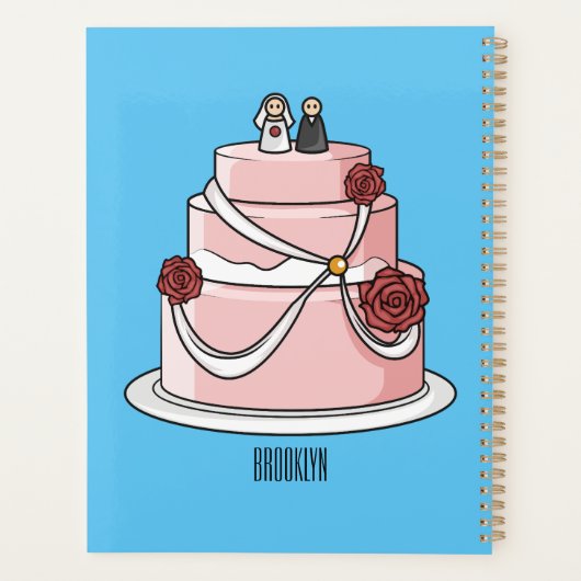 dessin animé de gâteau mariage (Dos)