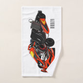 dessin animé de Kart racing (Serviette à main)