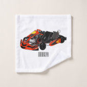 dessin animé de Kart racing (Gant de toilette)