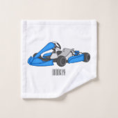 dessin animé de Kart racing (Gant de toilette)