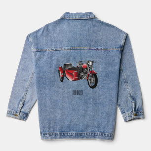 dessin animé de la moto Sidecar
