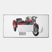 dessin animé de la moto Sidecar (Clavier et souris)