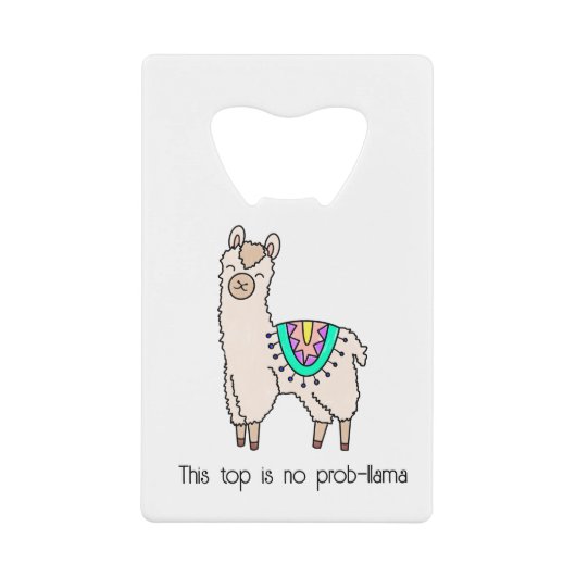 dessin animé de llama alpaga souriant (Devant)